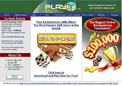 Play65 backgammon site